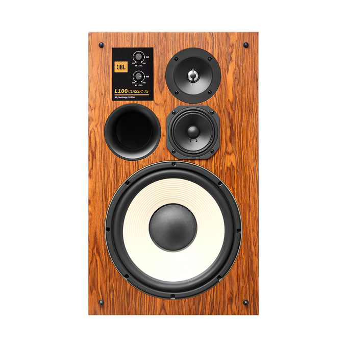 L100 Classic 75 - Black -  12-inch (300mm) 3-way Bookshelf Loudspeaker – Anniversary Edition - Front image number null